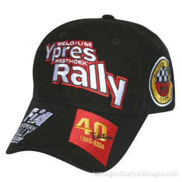 Multi-color Embroidery Cotton Baseball Cap, Color Customized
